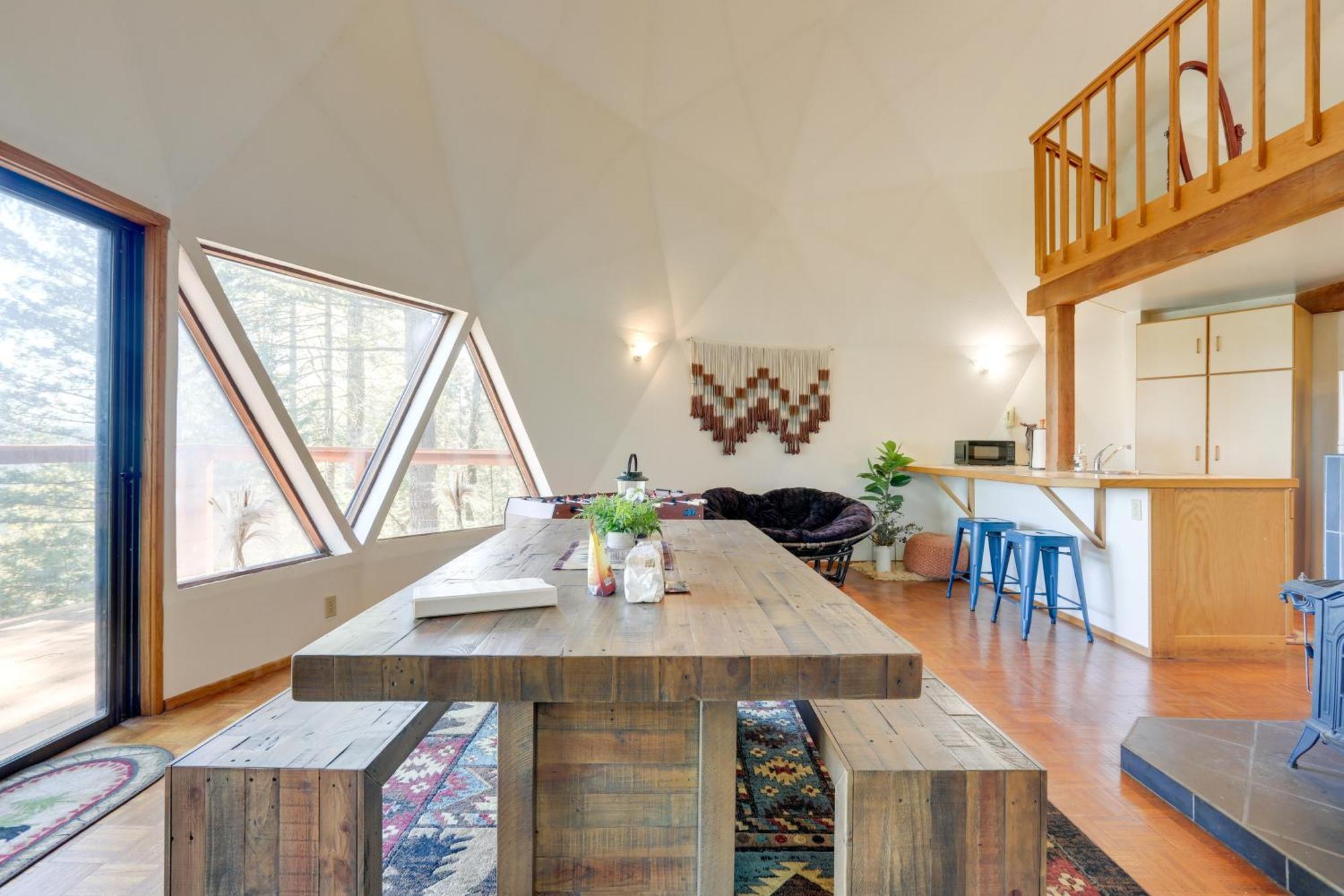 Off-Grid Nevada City Geodesic Dome House With Views! Exterior foto